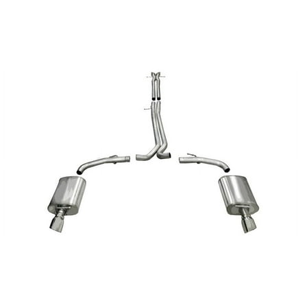 Corsa 10-13 Ford Taurus SHO 3.5L V6 Turbo Polished Sport Cat-Back Exhaust