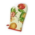thumbnail image 4 of Oxford and Main 100% Premium Cotton Oven Mitt, 12 " Pot Holder Glove, Heat Resistant Baking Glove, Farmhouse Watercolor Design, Apples & Pears, 4 of 5
