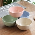 thumbnail image 4 of 5 PCS 12cm Cereal Bowls Wheat Straw Unbreakable Reusable Bowlad Bowl Soup Bowl Noodle Container Mixing Bowls, 4 of 8