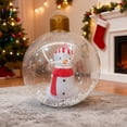 thumbnail image 2 of Inflatable Christmas Snowman Ball, Large Inflatable Outdoor Decorations Balls, Christmas Xmas Ball Decoration for Yard Garden (C), 2 of 6