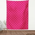 thumbnail image 3 of Ambesonne Boston Fabric by the Yard Upholstery, Upside down Letters, 10 Yards, Hot Pink Magenta, 3 of 4