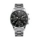 thumbnail image 1 of Reloj de cuarzo para hombre, relojes de moda para hombre, reloj de pulsera analógico de cuarzo de acero inoxidable con cristal para hombre., 1 of 3