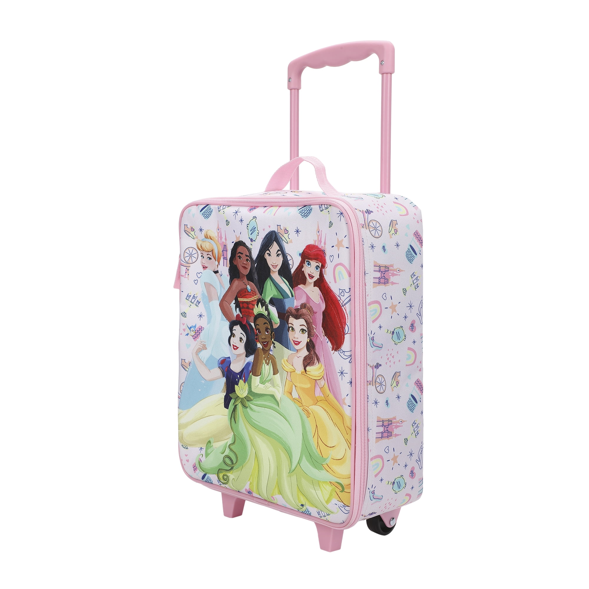 Disney Princess Group Shot & Icons 14" Youth Pink Pilot Case