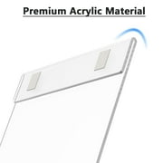 MaxGear 6 Pack Acrylic Sign Holder 8.5 x 11 Wall Mount Sign Holder with Double-Sided Tape, Clear Plastic Sign Holders
