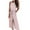 Pink, variant on Fesfesfes Jumpsuit for Women Summer Casual Striped Print Sleeveless Round Neck Lacing Straight Pants Jumpsuit