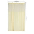 thumbnail image 2 of 9*8ft Total Privacy Room Divider Blackout Curtain for Living Room Grommet W/Hook Beige, 2 of 11