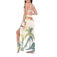 thumbnail image 3 of Women Sarong Wraps Palm Tree Tropical-a1 Swimsuit Beach Pareo Bikini Coverups Skirt M, 3 of 7