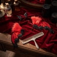 thumbnail image 4 of Halloween Devil Wing Headband, Red Black Dark Little Devil Headpiece, 12.6x14.2 Inch Party Photo Prop, 4 of 7