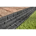 thumbnail image 4 of Rubberific Flexible Rubber L Shape Landscape Brick Face Edging Border for Gardens, Lawns, and Landscaping - 6 Pack (Gray), 4 of 18