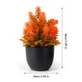 thumbnail image 6 of KGJQ Simulated Small Potted Plant, Maintenance-Free, Realistic Autumn Leaves Mini Fake Plant, for Bookshelf Desktop Decor, 6 of 8