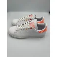 thumbnail image 2 of Adi - das Stan Smith Primegreen White Orange Stripe Sneakers Casual Shoes 8.5, 2 of 6