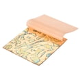 thumbnail image 1 of Uxcell 25 Pcs Hojas de Oro Variegadas de 5.5" x 5.5" Hojas de Foil Imitación para Manualidades, Marcos de Fotos, Uñas y Decoración de Artes DIY, Raya Marrón, Patrón Enrollado de Oro, 1 of 6