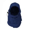 thumbnail image 4 of Bicicleta Máscara de capucha de forro Ndcxsfigh polar para ciclismo cálida y gruesacubiertas faciales a prueba de viento (azul marino), 4 of 7