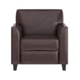 thumbnail image 3 of Fauteuil en cuir brun de la série HERCULES Diplomat, 3 of 9