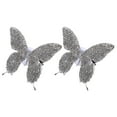thumbnail image 1 of GOOHOCHY Clip para rejilla de ventilación del coche con forma de mariposa, adorno aromático con diamantes de imitación, clip para rejilla de ventilación del coche, 1 of 8