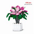 thumbnail image 1 of Orchid Pot Plant Building Blocks Set Bonsai Flower Bouquet MOC Vase Model For Adults, 1 of 10
