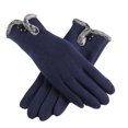 thumbnail image 3 of Guantes de encaje cálidos de Dedo completo de Cachemira Terciopelo para Mujer YONGSHENG, 3 of 5