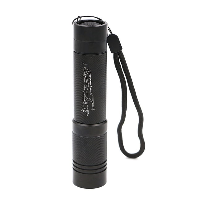 Naiovety Linterna LED de buceo con cuerda trasera, lámpara subacuática profesional, equipo de luz de trabajo al aire libre de largo alcance, Ropa Deportiva, Zapatos
