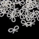 thumbnail image 3 of 100 White Pearl Bowknot Flatback Para El Adorno Del Arte Del Teléfono Del Clavo Macarena Suministro de artesanía, 3 of 7