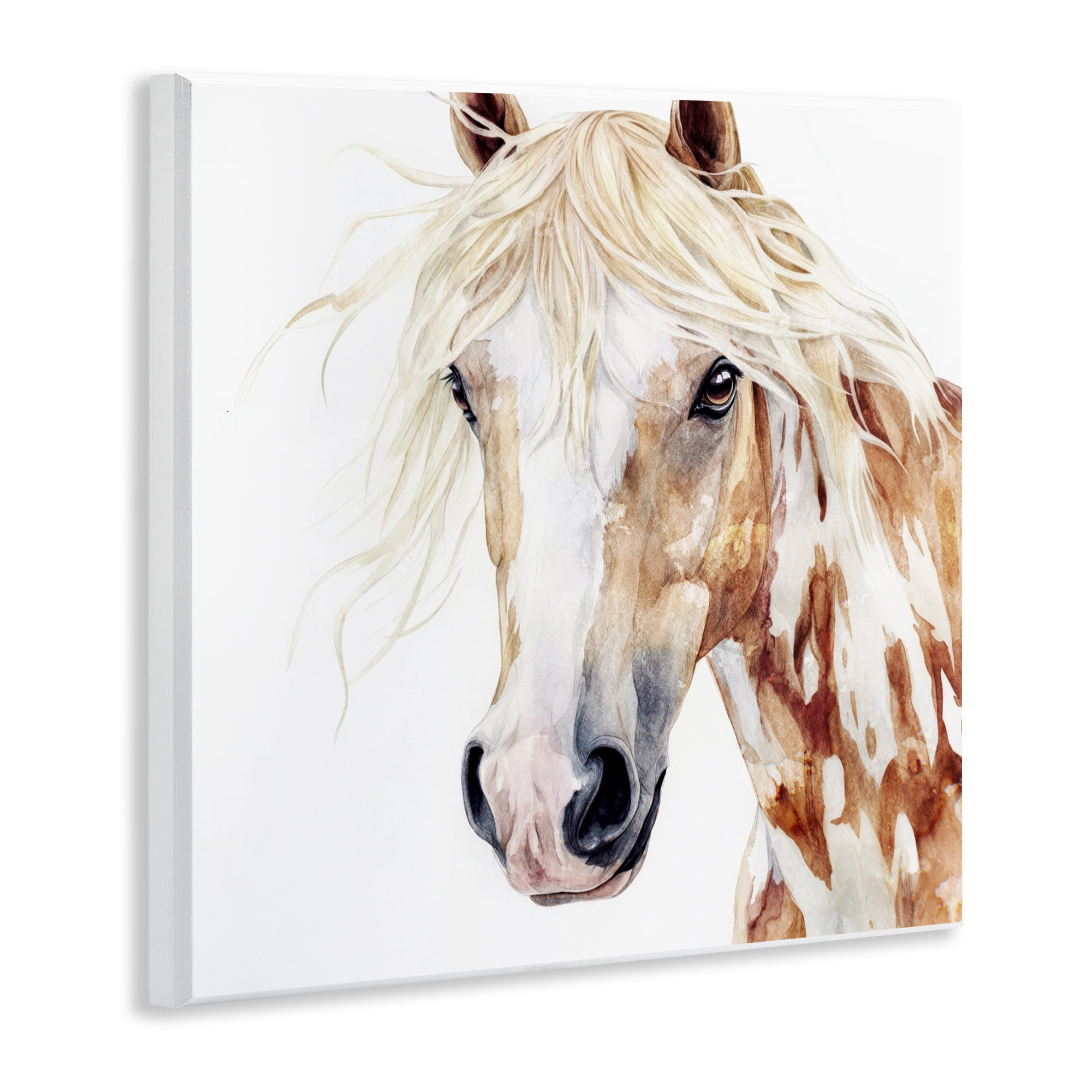 Stupell Industries Majestic Mane Spotted Horse Wall Plaque Art, design by Svetlana Aleynikova