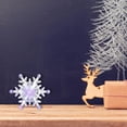 thumbnail image 3 of Décor De Flocon De Neige Acrylique Led - Ensemble De 4, 3 of 4