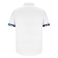 thumbnail image 4 of Shorts pour Hommes, Chemises pour Hommes, Mode Décontractée Col Rabattu Imprimé Manches Courtes Chemise Blouse, 4 of 5