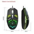 thumbnail image 3 of USB Honeycomb Gaming Mouse with Cooling Fan - 6,400 DPI & RGB Lighting, Ergonomic Breathable Design for Long Sessions, 3 of 11