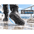 thumbnail image 5 of YUCHANG Men's Rain Boots,Deck Boots for Men,Outdoor Rubber Fishing Garden Waterproof Ankle Rain Boots with High Traction(Black,10.5), 5 of 8