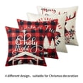 thumbnail image 2 of Christmas Throw Pillow Cover, 4 Pcs Throw Pillow Case Cotton Linen Vintage Cushion Cover, 2 of 9
