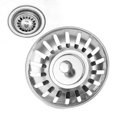 thumbnail image 3 of Kitchen Stainless Steel Sink Waste Strainer Plug Drain Stopper Basket Filter Tools, 3 of 6