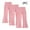 Style14-Pink girls yoga pants, variant on Mceream Flare Leggings for Girls Bell Bottom High Waisted Dance Yoga Pants Breathable Bootcut Cute Wide Leg Solid Full Length Activewear Pantalones Para NiñAs 3-15 Years