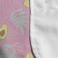 thumbnail image 4 of Exotic Microwave Oven Cover, Halved Avocado Pattern with Tropical Leaves Summer Art, Water Resistant Organizer with Pockets for Kitchen, 36" x 12", Pink Pale Yellow, by Ambesonne, 4 of 4