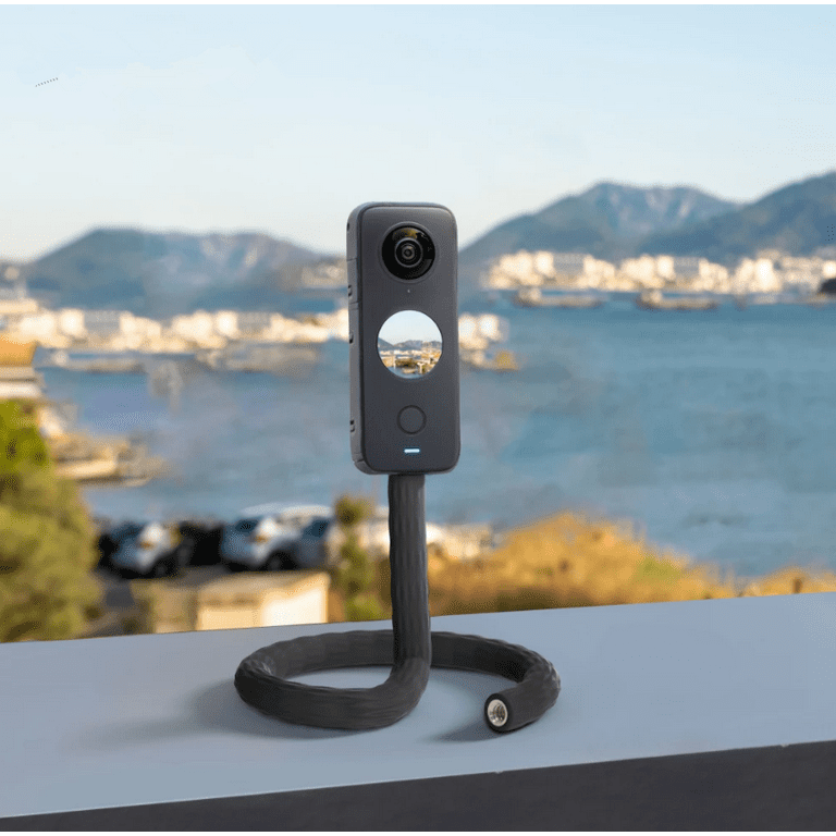Black 1.64ft Monkey Tail Mount Flexible Tripod Selfie Stick for Insta360  ONE RS/X2/GO2