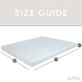 thumbnail image 5 of Milliard 4.5-inch Memory Foam Replacement Mattress for Queen Sleeper Sofa Couch Beds (Sofa Not Included), 5 of 8