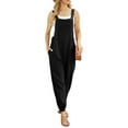 thumbnail image 2 of Coduop Women Sleeveless Bodysuit Jumpsuit Casual Baggy Overalls Loose Long Playsuits, 2 of 9