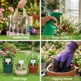 thumbnail image 3 of Garden Tools Set, 30 Piece Stainless Steel Gardening Kit with Vintage Floral Tote Bag, Non-Slip Ergonomic Rubber Handle, Ideal Gift for Women & Beginners, for Succulent, Home Garden, 3 of 6