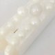 thumbnail image 2 of Cadenas Mujer Bolsa de noche Granos de acrílico Fiesta Cena Bolsa Vestido Bolsa de muñeca (Blanco) Tmvgtek Para Estrenar, 2 of 8