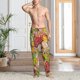 thumbnail image 2 of Fotbe Bright Mushrooms Pantalones de Pijama para Hombre, Pantalones de Dormir, Pantalones de Casa con Cintura Ajustable y Bolsillos-Medium, 2 of 6
