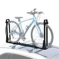 thumbnail image 1 of GATHERSKY Roof Bike Rack Mount Upright Rooftop Bike Rack with Two Arms 1 Bike Carrier Car Roof Bicycle for Car SUV Only Suitable for Removable Crossbars, 1 of 4