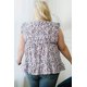 thumbnail image 4 of ABPHQTO Camiseta sin mangas Babydoll de leopardo gris talla grande para mujer, 4 of 5