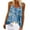 Blue womens tops summer, variant on USSUMA Womens Tops Dressy Casual Summer Sleeveless Floral Print Tank Shirts for Women Trendy spaghetti Strap Cami Crewneck T-Shirts Blouses for Women Plus Tunic