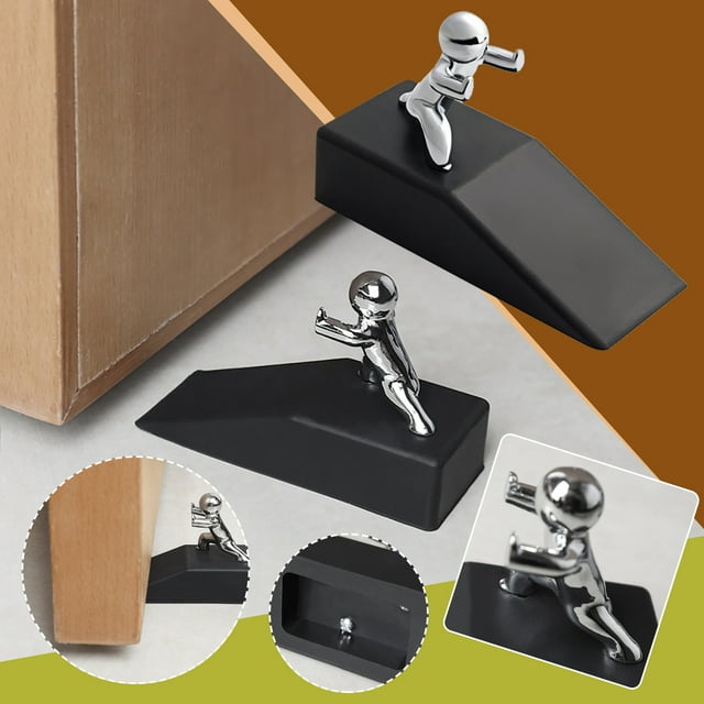 Creative Door Stop Alloy Anticollision Doorstop For Home Office Room Door