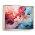 thumbnail image 2 of Designart "Tempestuous Clouds Ink Panorama I" Clouds Floater Framed Canvas Wall Art, 2 of 5