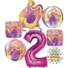 Princess Rapunzel Party Supplies 2nd Birthday Orbz Balloon Bouquet Decorations