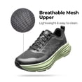 thumbnail image 4 of Zapatillas para correr NORTIV 8 SNWS245M para hombre negras y verdes talla 11.5, 4 of 9