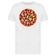 thumbnail image 1 of Pizza View From Above T-Shirt Men -Image by Shutterstock, Male 3X-Large, 1 of 2