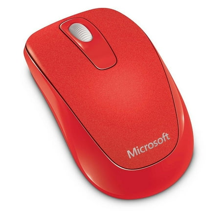 Microsoft Wireless Mobile Mouse 1000,  Flame Red