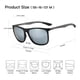 thumbnail image 4 of Lentes de Sol Cuadrados Polarizados ZENOTTIC para Hombre en Fibra de Carbono, 4 of 6