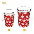 thumbnail image 5 of Kll Maple Leaves Waterproof Foldable Laundry Hamper Bucket With Handles For Storage Bin,Kids Room,Home Organizer (Small), 5 of 8