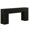 thumbnail image 5 of Fnova 71" Long Console Table, Farmhouse Wood Grain Entryway Table, Narrow Rectangular Sofa Table Behind Couch for Entrance, Hallway, Living Room, 5 of 20